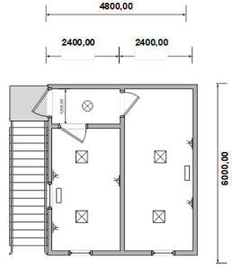 Модульное административное здание в Пикалево, план3