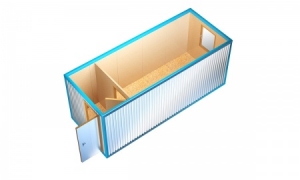 Блок-контейнер 6x2,4x2,4м 