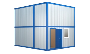 Модульное здание из блок-контейнеров №02