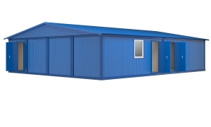 Модульное здание из блок-контейнеров №09